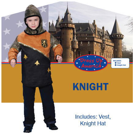 Dress Up America Deluxe Knight Dress Up Costume Set Toddler T4 226-T