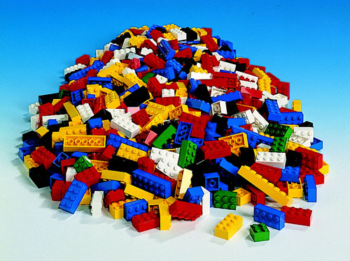 Lego Bricks - LEGO EDUCATION LG-9251 LEGO BASIC JUST BRICKS-576 PIECES FROM 4 YEARS