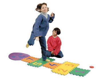 EDUSHAPE EDS905080 HOPSCOTCH-6 X 2 FOAM
