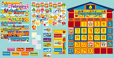 Scholastic Teaching Resources Sc-0439394058 Bb Set School House Calendar