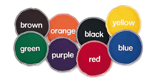 LEARNING RESOURCES LER0541 BEAN BAGS COLOR8/PK