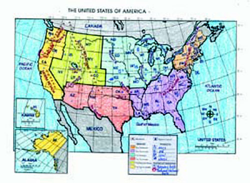 Mc-m237 Activity Posters The United States-gr. 4-8 30/set