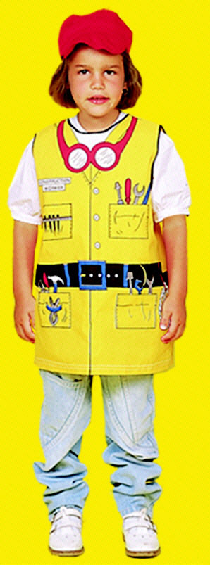 Construction Toys - DEXTER EDUCATIONAL TOYS DEX108 COSTUMES CONSTRUCTION WORKER