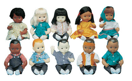 Mtc5002 Dolls Multi-ethnic 10-doll S-chool Set