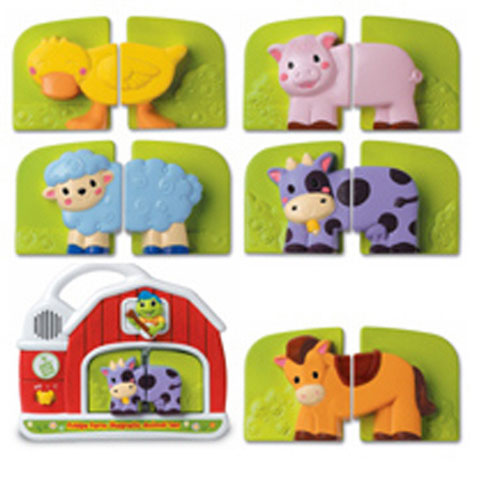 LEAPFROG ENTERPRISES LFC10110 FRIDGE FARM MAGNETIC ANIMAL SET