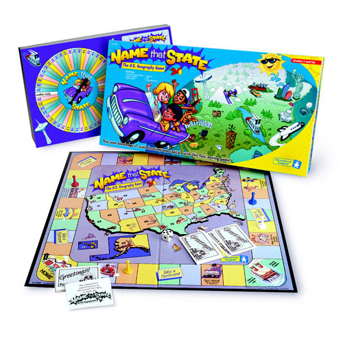 Educational Puzzles - EDUCATIONAL INSIGHTS EI-3167 NAME THAT STATE GAME-GR 3 AND UP