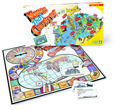 Name Puzzles - EDUCATIONAL INSIGHTS EI-3168 NAME THAT COUNTRY GAME-GR 3 AND UP