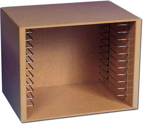 Wood Puzzles - LIGHTS CAMERA INTERACTION LCI1004 WOODEN PUZZLE STORAGE CASE-NATURAL WOOD HOLDS 12 PUZZLES