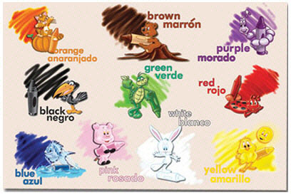 LIGHTS CAMERA INTERACTION LCI2865 BILINGUAL COLORS FLOOR PUZZLE
