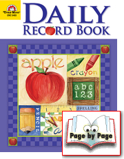 Emc5403 Daily Record Book School Days Theme