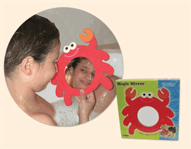 526005 Magic Bath Toy Mirror Design - Crab