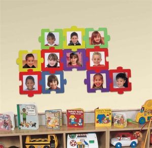 Puzzle Frames - EduShape 601324 PUZZLE PICTURE FRAMES - SET OF 24