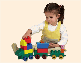 826028 Mini Edutrain Bag Block Toy