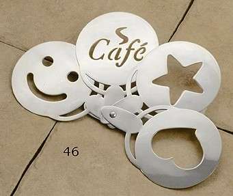 European Gift 46-Stainless Steel Coffee Stencil by European Gift