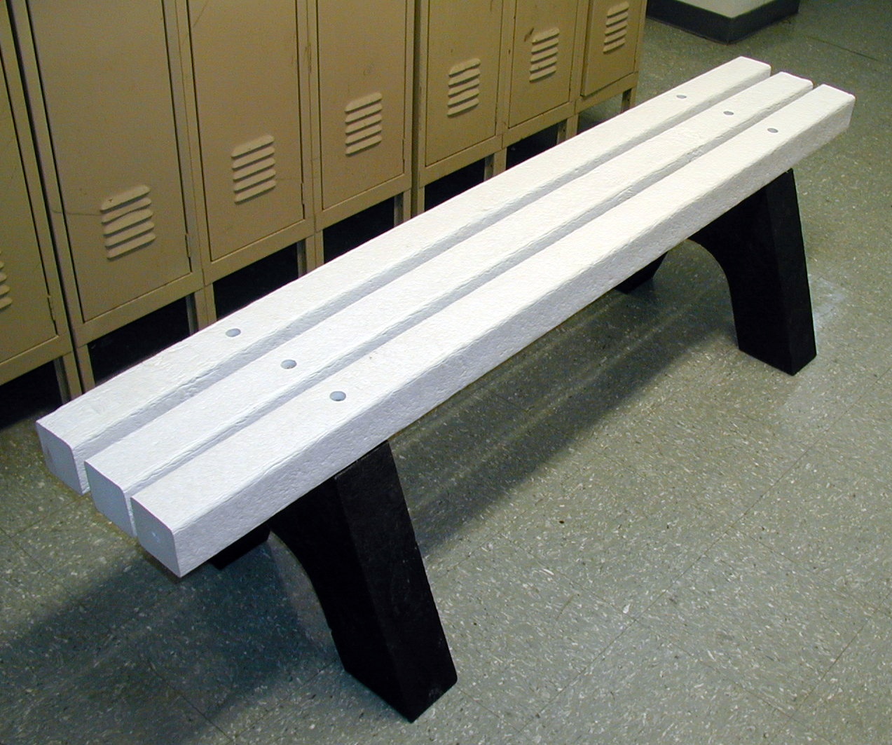 Sb4 4ft Sports Bench In White - No Back