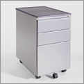 ItalModern 27951 Fred High File Cabinet BlackGraphite Black