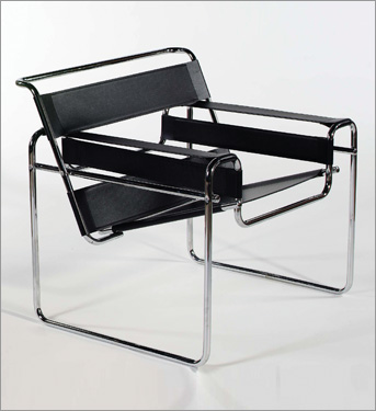 ItalModern 03124 Wendel Leather Chair WhiteChrome