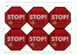 As Seen On TV SDSWSS Six Streetwise Security Stickers