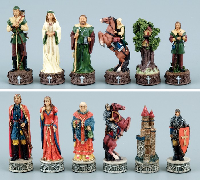 Fame 6198 robin hood chess set II king 3.25 Inch