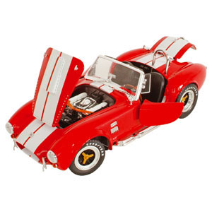 Die Cast Shelby Cobra - FeeNix DC42701 1:18 Scale Shelby 427 Cobra - Red Die Cast Collectible
