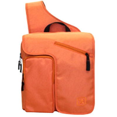 Fleurville DJ OR DJ Diaper Bag in Orange by Fleurville