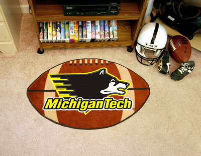 University Of Michigan Football - FanMats Michigan Technological University Football Mat F0002137