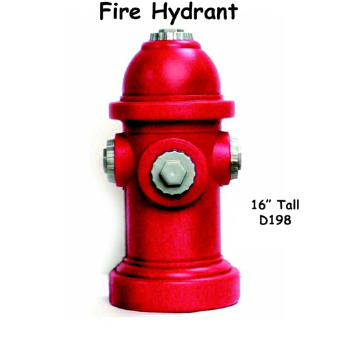 Fantazia D198 16 Fire Hydrant Coin Bank