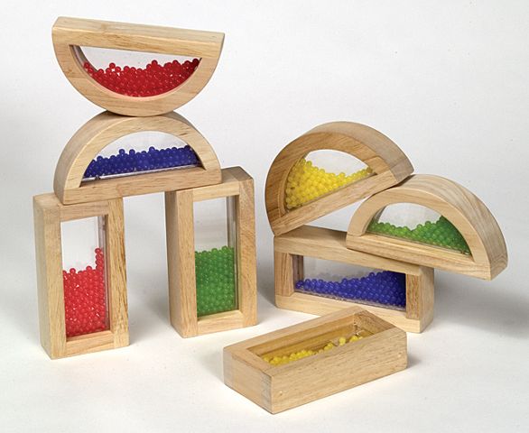 Guidecraft G3012 Rainbow Blocks-Crystal Bead