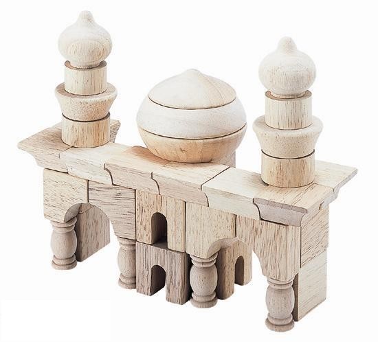 Guidecraft G6101 Table Top Blocks-Arabian Block Set