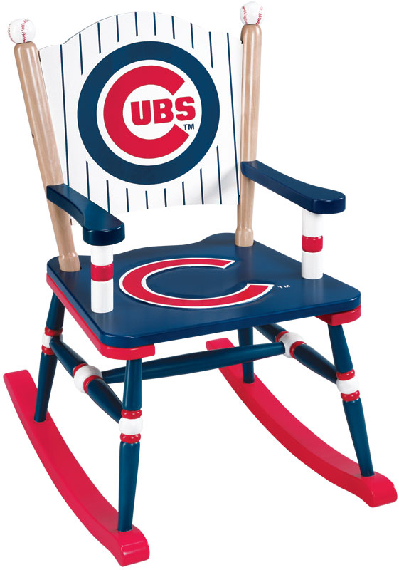 Guidecraft G11118 Chicago Cubs Kids Rocking Chair