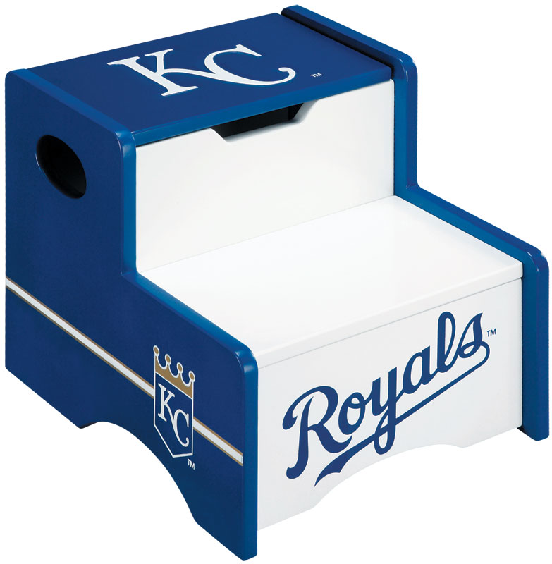 Guidecraft G11209 Kansas City Royals Storage Step-Up Stool