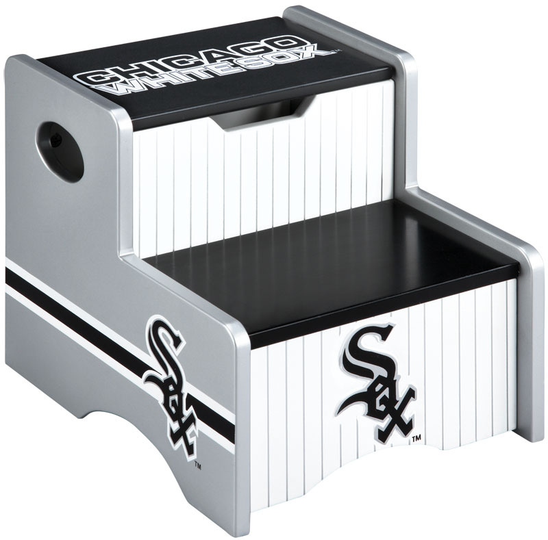 Guidecraft G11212 Chicago White Sox Storage Step-Up Stool