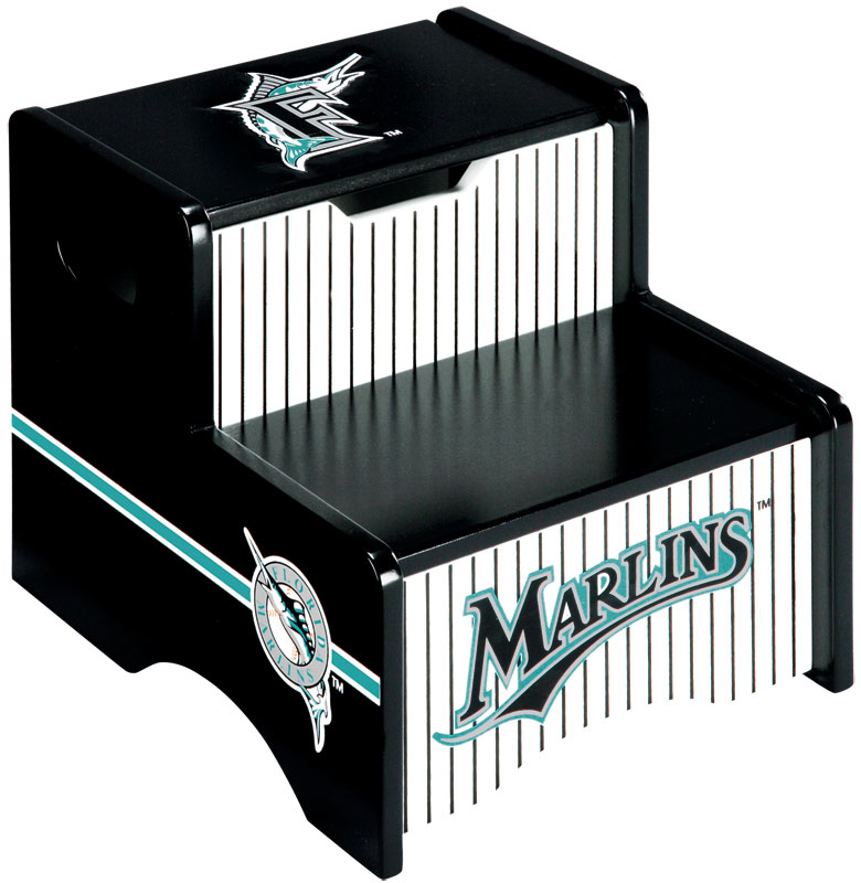 Guidecraft G11222 Florida Marlins Storage Step-Up Stool