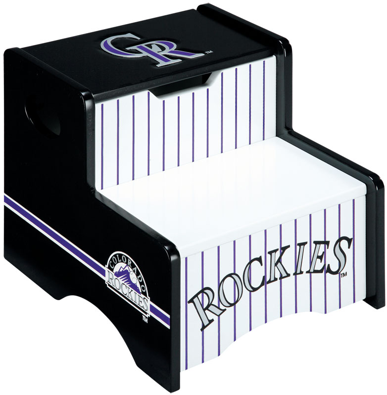 Guidecraft G11229 Colorado Rockies Storage Step-Up Stool