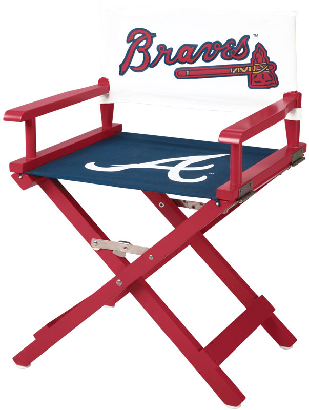 Guidecraft G11515 Atlanta Braves Director s Kids Folding Chair