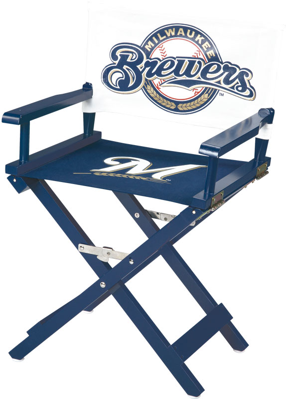 Guidecraft G11516 Milwaukee Brewers Director s Kids Folding Chair