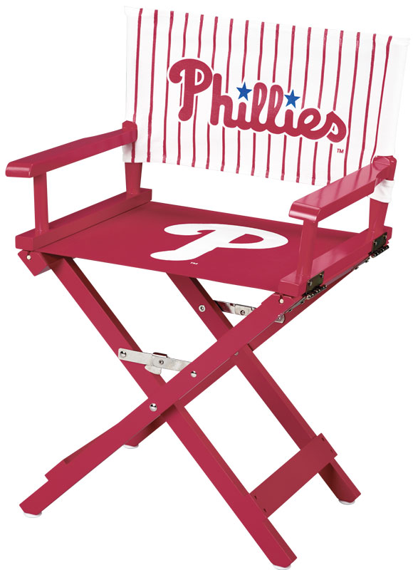 Guidecraft G11526 Philadelphia Phillies Director s Kids Folding Chair