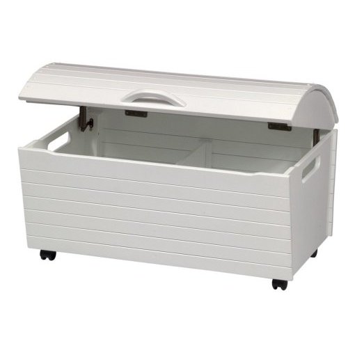 Guidecraft G83520 Toy Treasure Chest - White by Guidecraft