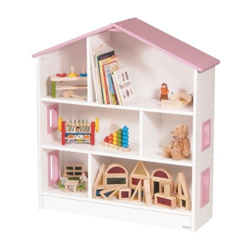 Dollhouse - Guidecraft G98057 Dollhouse Bookshelf - Pink