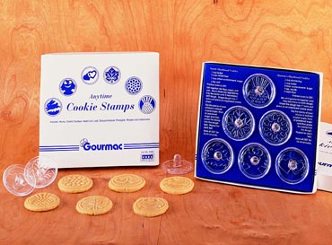 Cookie Gift - Gourmac Anytine Cookie Stamps Set Of 6 Gift Boxed 31905