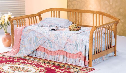 Home Elegance 4953A Oak Solid Wood Daybed