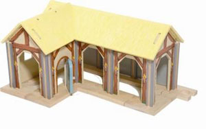 Le Toy Van TV565 Farm Building with Stabling