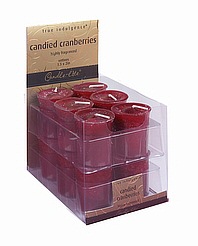 CANDLELITE 1278-337 CANDIED CRANBERRIES Case of 12
