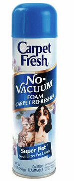 GLOBAL HOUSEHOLD BRANDS 28002 PET CARPET FRESH FOAM Case of 12