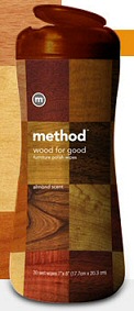 METHOD 00057-1 WOOD WIPES 24 CT Case of 6 by METHOD