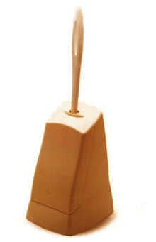RUBBERMAID 871904, BROWN TOILET BOWL BRUSH, Case of 4 by RUBBERMAID