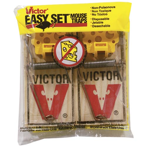 Woodstream M035 2PK Two Pack Easy Set Mouse Traps - Case of 36