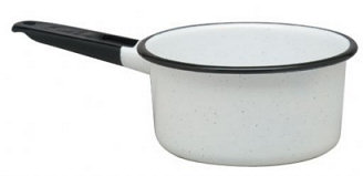 Columbian Home 6156-6 WHT 2 Qt Saucepan - White - Pack Of 6