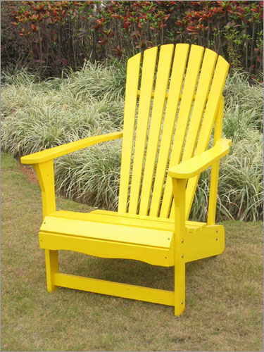 Adirondack Chairs - International Concepts C-51903 Adirondack Collection - Yellow Chair