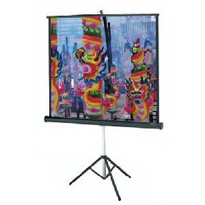 DaLite Versatol Portable and Tripod Projection Screen 60 x 80 Matte White 100 Diagonal NTSC
